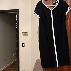 Black and white dress